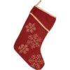 15 In. Cotton/Nylon Revelry Brick Red Traditional Christmas Decor Stocking -Christmas Decor Shop vhc brands christmas stockings 31990 64 1000