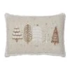 10 In. X 14 In. Creme Embellished Christmas Trees Decorative Throw Pillow -Christmas Decor Shop vhc brands christmas textiles 85505 64 1000