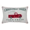 14 In. X 22 In. Farm Fresh Red Truck Christmas Throw Pillow -Christmas Decor Shop vhc brands christmas textiles 85576 64 1000