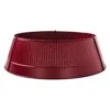 Seasons Crest 24 In. Burgundy Metal Christmas Tree Collar -Christmas Decor Shop vhc brands christmas tree collars 85444 64 1000