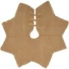 21 In. Burlap Natural Tan Farmhouse Christmas Decor Mini Tree Skirt -Christmas Decor Shop vhc brands christmas tree skirts 12068 64 1000