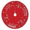 48 In. Cotton Winter Wonderment Bright Red Traditional Christmas Decor Tree Skirt -Christmas Decor Shop vhc brands christmas tree skirts 21519 64 1000