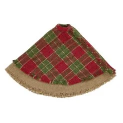 21 In. Robert Barn Red Rustic Christmas Decor Mini Tree Skirt -Christmas Decor Shop vhc brands christmas tree skirts 28792 4f 1000