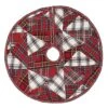 21 In. Peyton Tomato Red Traditional Christmas Decor Mini Tree Skirt -Christmas Decor Shop vhc brands christmas tree skirts 32012 64 1000