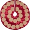 21 In. Red Memories Glam Christmas Decor Mini Tree Skirt -Christmas Decor Shop vhc brands christmas tree skirts 32022 64 1000