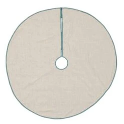 48 In. Sanbourne Creme White Coastal Christmas Decor Tree Skirt -Christmas Decor Shop vhc brands christmas tree skirts 32066 c3 1000