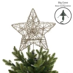 Green Universal Tree Topper Holder And Stabilizer -Christmas Decor Shop village lighting company christmas tree toppers v 11103 rs fa 1000