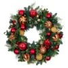 30 In. Artificial Pre-Lit LED Christmas Classic Wreath -Christmas Decor Shop village lighting company christmas wreaths v 20709 64 1000