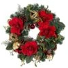 24 In. Artificial Red Magnolia Wreath -Christmas Decor Shop village lighting company christmas wreaths v 20718 64 1000