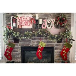 Garland And Stocking Mantle Hanger (3-Pack) -Christmas Decor Shop village lighting company stocking holders v 20530 rs3 44 1000