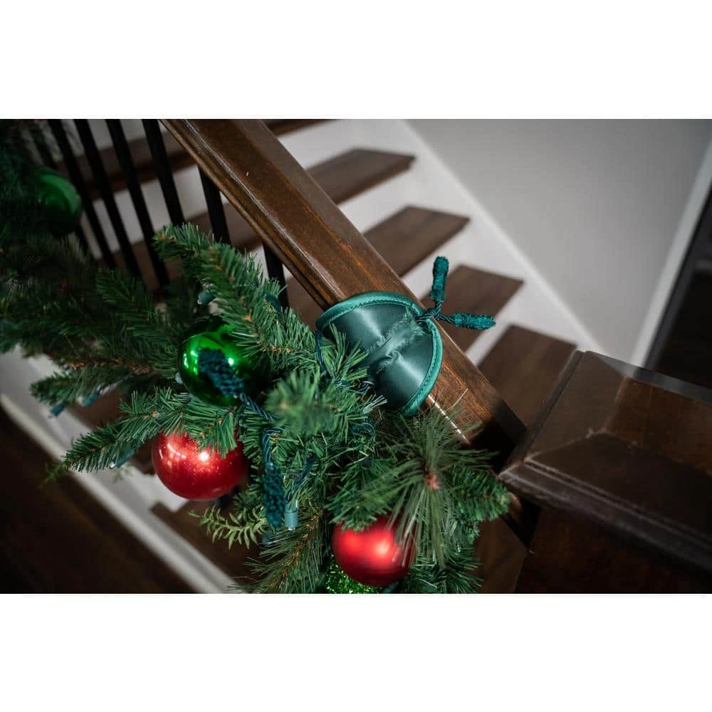 Bannister Protecting Polyester 16 In. Artificial Garland Ties (3-Set) 5 Bannister Protecting Polyester 16 In. Artificial Garland Ties (3-Set) - Image 3