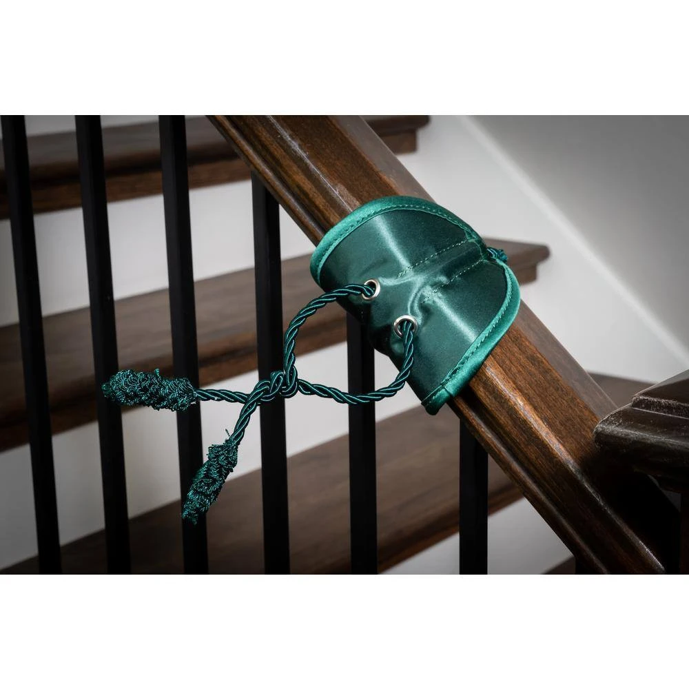 Bannister Protecting Polyester 16 In. Artificial Garland Ties (3-Set) 9 Bannister Protecting Polyester 16 In. Artificial Garland Ties (3-Set) - Image 7