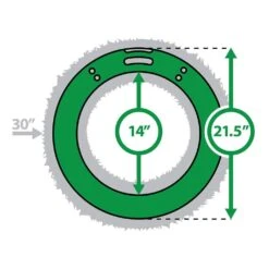 Deluxe Door Saver Protective Pad For 30 In. Artificial Wreaths -Christmas Decor Shop village lighting company wreath hangers v 11101 dlx 76 1000