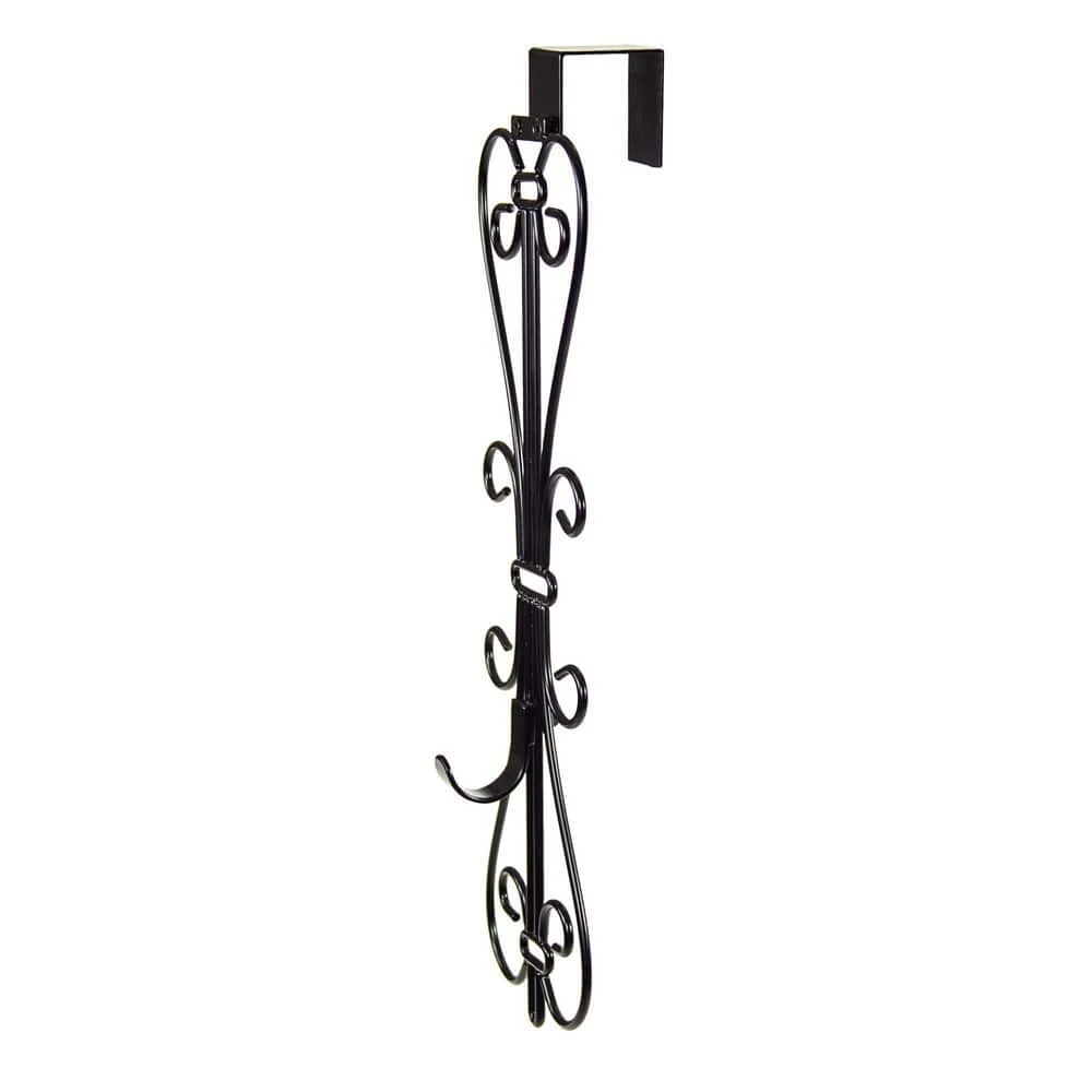 Black Metal 5 In. Artificial - 19 In. Artificial Adjustable Wreath Hanger (Elegant Design) 11 Black Metal 5 In. Artificial - 19 In. Artificial Adjustable Wreath Hanger (Elegant Design) - Image 9