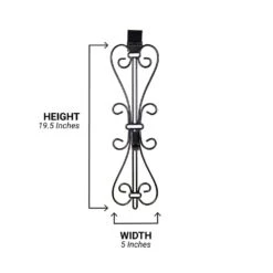 Black Metal 5 In. Artificial - 19 In. Artificial Adjustable Wreath Hanger (Elegant Design) 13 Black Metal 5 In. Artificial - 19 In. Artificial Adjustable Wreath Hanger (Elegant Design) -Christmas Decor Shop village lighting company wreath hangers v 20537 blk 66 1000