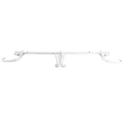 White Single Door Garland Hanger (for 34 In. Artificial - 52 In. Artificial Wide Doors) -Christmas Decor Shop village lighting company wreath hangers v 20720 wht c3 1000