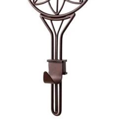 12 In. Brown Metal Artificial - 19 In. Artificial Adjustable Wreath Hanger (Flower Design) -Christmas Decor Shop village lighting company wreath hangers v 20849 4f 1000