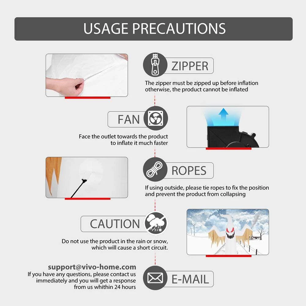 5 Ft. H LED Lighted Gingerbread Man Christmas Inflatable 5 5 Ft. H LED Lighted Gingerbread Man Christmas Inflatable - Image 3