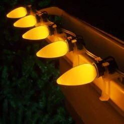 OptiCore C9 LED Gold Smooth/Opaque Shatter-Resistant Christmas Light Bulbs (25-Pack) 11 OptiCore C9 LED Gold Smooth/Opaque Shatter-Resistant Christmas Light Bulbs (25-Pack) -Christmas Decor Shop wintergreen lighting christmas light bulbs 74056 4f 1000