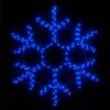 24 In. 138-Light LED Blue 18 Point Hanging Snowflake Decor -Christmas Decor Shop wintergreen lighting christmas novelty lights 73414 64 1000