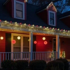 7.5 In. 120-Light LED Warm White Decorative Starlight Sphere -Christmas Decor Shop wintergreen lighting christmas novelty lights 76470 44 1000