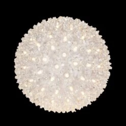7.5 In. 120-Light LED Warm White Decorative Starlight Sphere