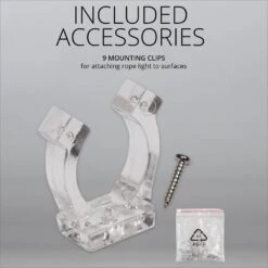 18 Ft. 216-Light LED Red And Green Christmas Rope Light -Christmas Decor Shop wintergreen lighting christmas rope lights 83245 44 1000