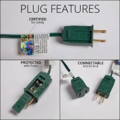 OptiCore 24 Ft. 25-Light Orange LED Faceted C9 String Light Set -Christmas Decor Shop wintergreen lighting christmas string lights 78153 76 1000