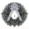 26 In. Fresh Fraser Fir Christmas Wreath With HQ White Bow And St. Jude Hospital Pendant -Christmas Decor Shop wish products christmas wreaths snow26 64 1000