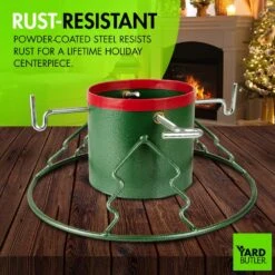 Santa's Last Stand Tree Steel Stand For 3 Ft. To 6 Ft. Trees 11 Santa's Last Stand Tree Steel Stand For 3 Ft. To 6 Ft. Trees -Christmas Decor Shop yard butler christmas tree stands isls 7hc 1f 1000