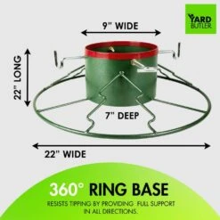 Santa's Last Stand Tree Stand Steel For 6 Ft. To 11 Ft. Trees -Christmas Decor Shop yard butler christmas tree stands isls 9hc 76 1000